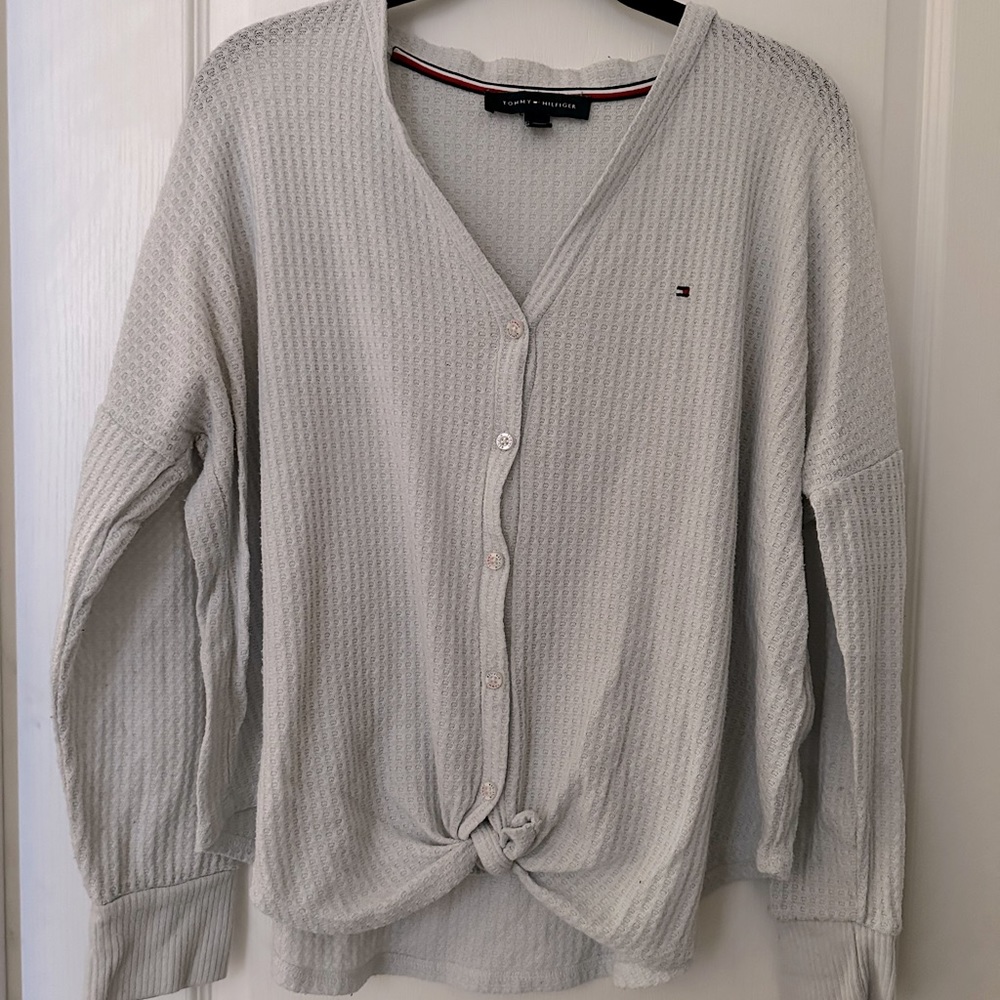 Tommy Hilfiger Waffle Knot Top